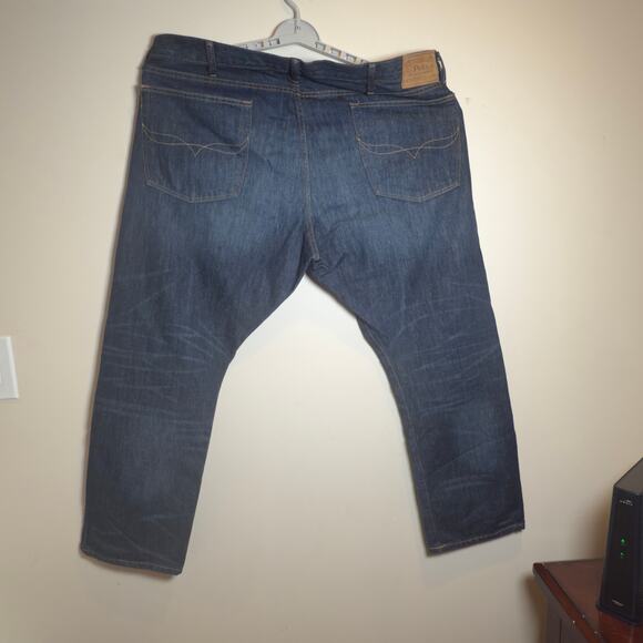 Polo Ralph Lauren Men’s Jeans 40x30 Dark Wash Classic Straight Denim - Picture 2 of 7